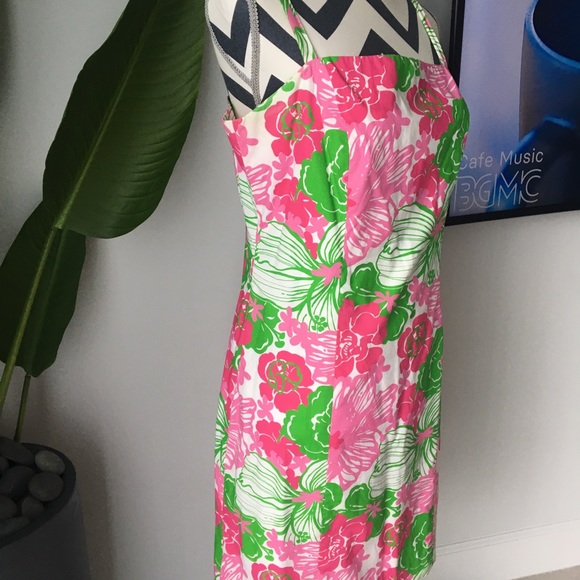 LILLY PULITZER floral sundress size 10. - Picture 9 of 9